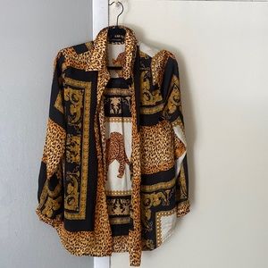 PLT Versace Inspired Button Up